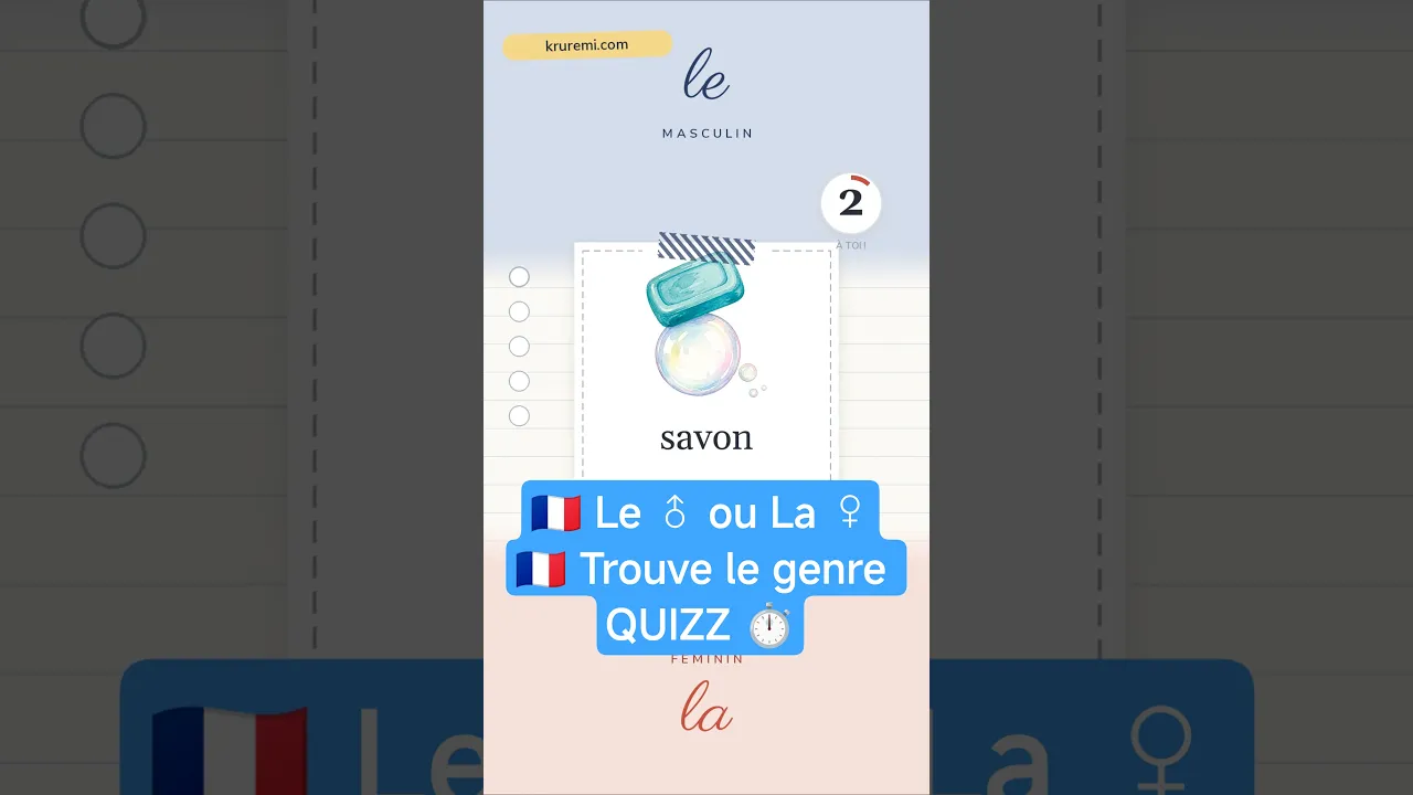 French noun gender: le or la?